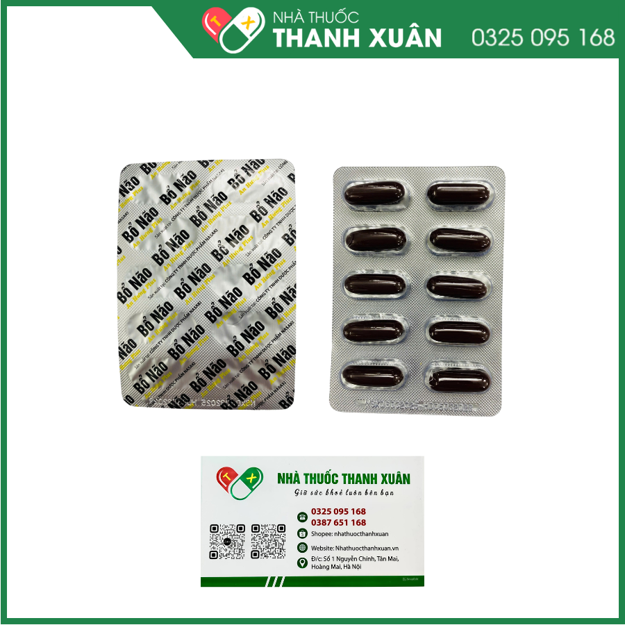 Bổ Não An Hưng Plus hỗ trợ dưỡng não an thần